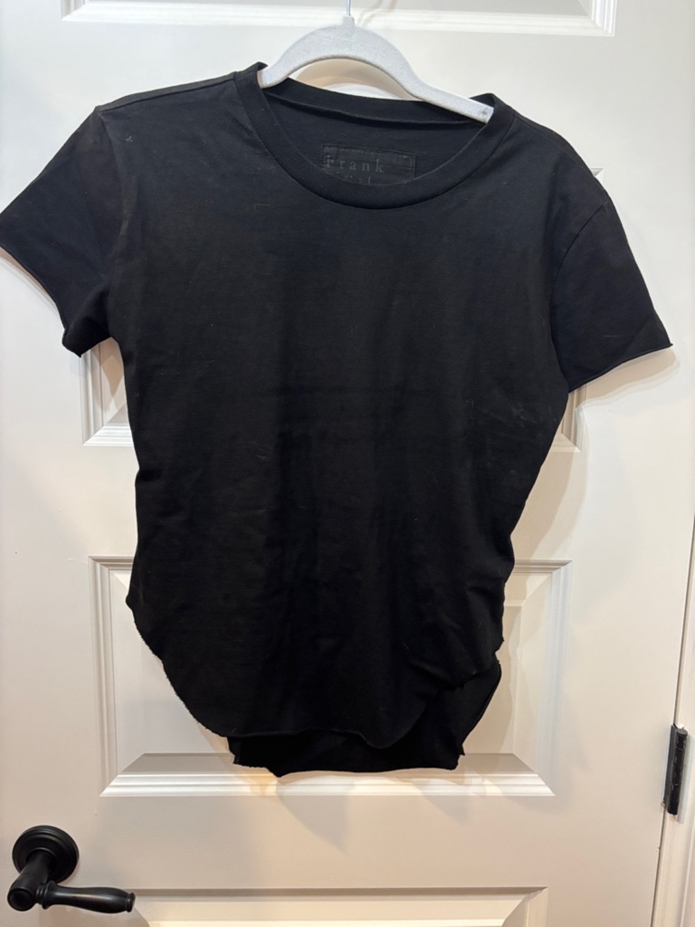 Frank & Eileen Black Short Sleeve Crewneck Tee